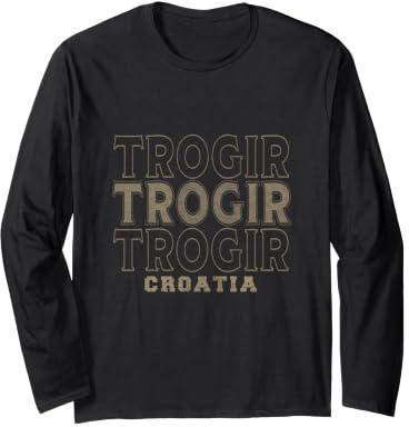 Vintage Trogir Croatie Manche Longue