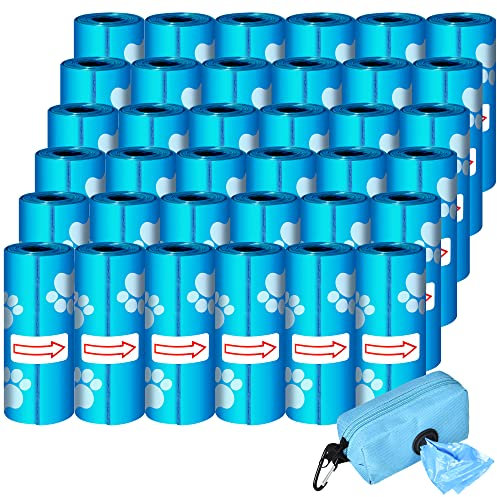 kotbeutel für hunde hundekotbeutel 540 Stück +kotbeutelspender hundebeutel rollen kot kackbeutel für hunde dog poop bags mit duft hundetüten groß kacktüten kompostierbare katzenkotbeutel hundesackerl