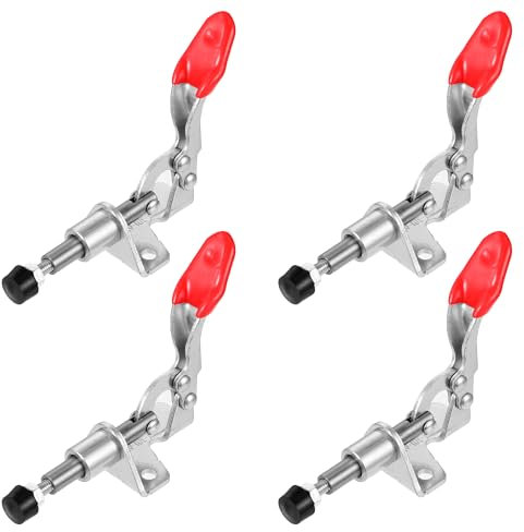 WUISOLQP Juego de 4 tensores de palanca de rodilla, abrazadera de palanca de rodilla, herramienta manual de acción manual, tensor vertical, abrazadera vertical, herramienta de liberación rápida para