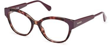 MAX&Co. Round Plastic Women's Glasses - Elegant Style - Includes Case