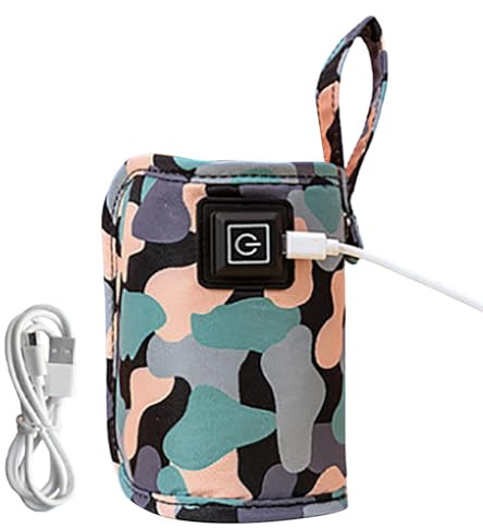 Calentador de botellas portátil USB | Termostato calentador de botellas, calentador de botellas de leche de calentamiento rápido para todas las botellas, salida familiar