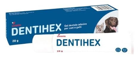 LIVISTO | Dentihex 20 gr, gel dentale adesivo per cani e gatti