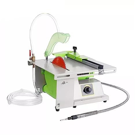 BOOZXCV 1380W Multifunzione da Tavolo Gioielli Lucidatura Roccia Banco Tornio Lucidatrice Trapano per Coltelli, Sigilli, Gioielli, Vetro, Pietre Preziose