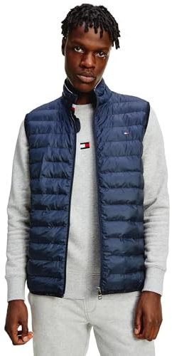 Tommy Hilfiger Men's Ultra Loft Quilted Puffer Vest, midnight, XX-Large