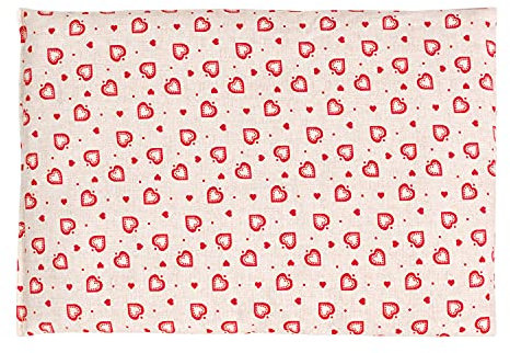 GIRAFFENLAND Rapssamenkissen 30 x 20 cm, Landhaus-Liebe - Als Wärmekissen & Kältekissen - Körnerkissen für Mikrowelle und Backofen - 30x20cm