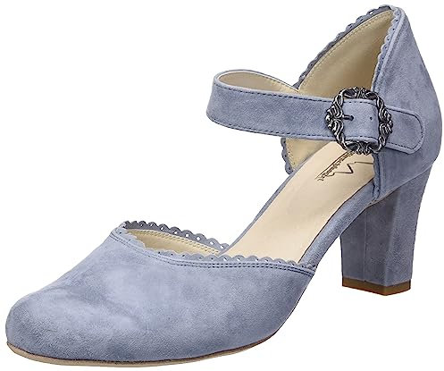 Hirschkogel Damen Pumps, h.blau, 41 EU