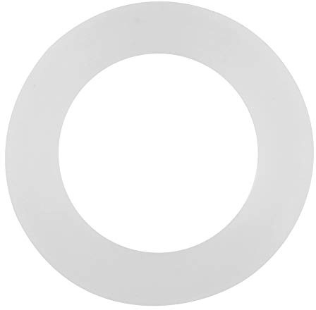 Duschslangsbrickor, 12 st O-ring gummibrickor tätningar platt packning, vit silikon tätning packning, plast runda platt distanser för duschhuvud Flexibelt rör Badkar Badrum(1 inch)