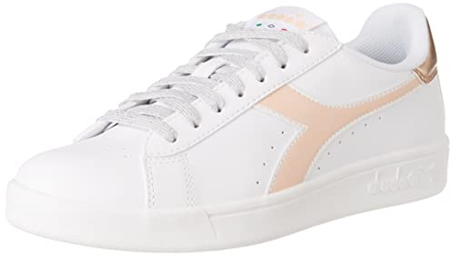 Diadora Torneo Wn, Scarpe da Ginnastica, Donna, White Cream Tan, 36 EU