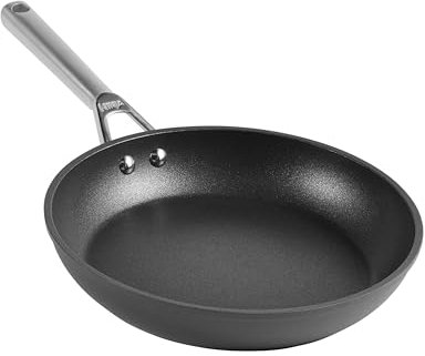 Ninja ZEROSTICK Premium Cookware 26cm Frying Pan, Long Lasting, Non-Stick Hard Anodised Aluminium, Induction Compatible, Oven Safe to 260°C, Grey, C30026UK