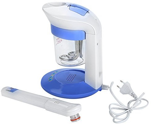 Gesichtssauna Tragbare, Gesichtsdampfer Facial Steamer Ozon Gesichtsdampfer Heiß Gesicht Dampfgerät mit 360° Drehbare Düse Ionen Steamer, für Zuhause Schönheitssalon Spa