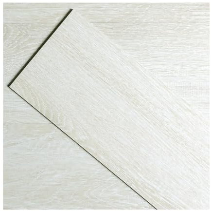 ATOPOSE White Wash Maple Wood Look Vinyl Flooring - 2.51m² Easy Clean for Bathrooms, Living Rooms, Kitchens, Rentals