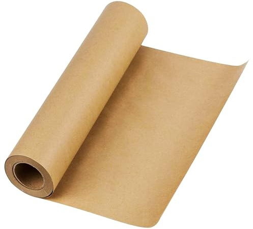 Kraft Paper 500mm x 100m Long Multipurpose Brown Wrapping Paper Roll For Gift Wrapping, Parcel Packing, Arts & Craft