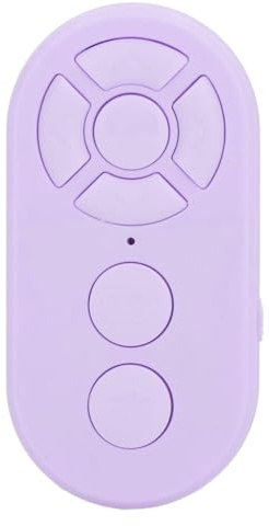 Fabater BT Selfie Clicker Fjärrkontroll för Telefonkamera, Snabb Framåt och Omvänd Bakre Rygg, Bärbar Storlek för Resor och Videoinspelning, Rationaliserad Design för Enkel Drift (Purpur)