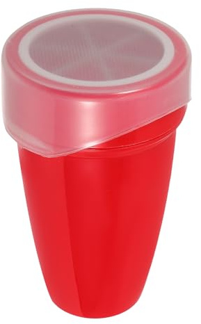 JHKNNK Cedazo de Harina Pequeño de Plástico y Acero Inoxidable, Cedazo Manual Fácil de Limpiar para Espolvorear Azúcar Glas y Especias Cocina