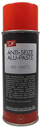 SDV Chemie Anti Seize Alupaste Spray 1x 400ml Aluminiumpaste Montagepaste Bremspaste 1100°C