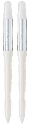SUStee Watering Indicator for plants (Set of 2) - Smart Watering for All Plants, Works in All Soils | Minimalistic Design, Easy-to-Use, No Batteries | 100% Made in Japan (White, Small)
