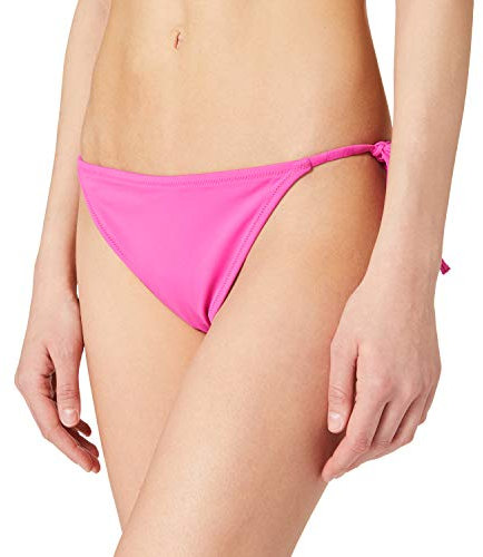 Calvin Klein Cravatta Laterale con Stringa Parte Inferiore del Bikini, Stunning Orchid, M Donna