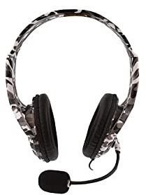 Nyko Cuffie Nu-3500 - Cuffie universali con cavo, motivo mimetico invernale, funzionano con Xb1, Xbsx, PS4, PS5, Switch e PC, non specifiche per macchina