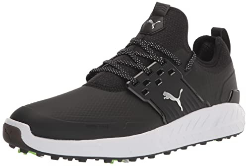 PUMA Homme Ignite Articulate Chaussure de Golf, Black Silver Black, 43 EU