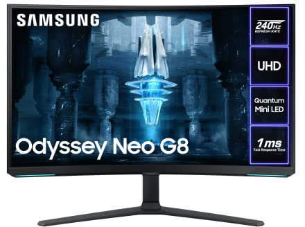 Samsung Odyssey Neo Quantum Mini LED G85NB LS32BG850NUXXU 32 Curved 240Hz, 1ms, 4K 3840x2160, HDR2000, HDMI 2.1
