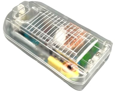 Trafodimmer 35-150 Watt Transparent 230V/12V Dimmer für Halogenlampen Trafo-Schnurzwischendimmer No.31070 Dimmer-Trafo