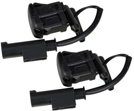 XYUOIS D'essuie-Glace de Lave-Glace Compatible avec BMW pour Série 5 E39 525i 530i 2001-2003 528i 1997-2000 540i 1997-2003 Buse De Lave-Glace D'essuie-Glace Spray Chauffant A61668361042