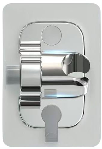Lurrose Soporte De Ducha Adhesivo Para Rociador Soporte Para Cabezal De Ducha De Baño Para Pared Para Baño Moderno
