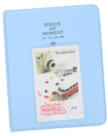 ARTIBETTER Mini Álbum de Fotos Decorativo con Inserciones Transparentes Álbum de Tarjetas Fotográficas Bodas Cumpleaños y