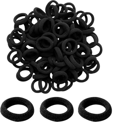 200Pcs Small Elastic Hair Bobbles, Baby Hairbands, Mini Seamless Elastic Hair Ties, Ponytail Holders for Girls Kids Baby