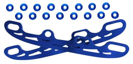 Frewurwer Herramienta Deportiva para Pista Reforzada Duradera, Cuchilla para Patín sobre Hielo y Accesorios para Patines de Hockey sobre Hielo de Ocio, Pequeño,