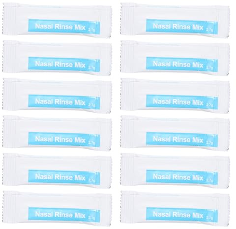 iplusmile Rapido Scioglimento 40 Bustine di Sale per Nasale Salino 2,7 G senza Stimolazione Sintetico Pulizia Naso per Domestico e All'aperto Adulti