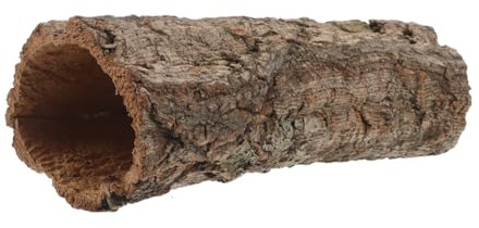 HEALLILY Naturale per di Sughero e in Nascondiglio Rettili Corteccia Sicuro Decorazione Piattaforma di Arrampicata Gechi e Serpenti Terrario Habitat Rettilario