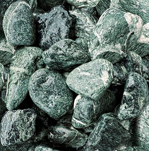 Ciottolo di marmo Verde Alpi 25/40 25 kg sassi pietre arredo giardino vasi