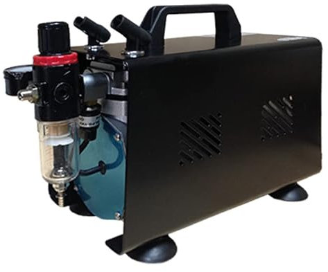 Compressore Elite Pro ES950C per aerografo/filtro antiumidità/regolatore di pressione / 6 bar/arresto automatico / 35-40 litri/minuto
