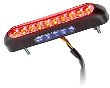 LED-bakljus Line med registreringsskyltbelysning svart E-godkänd