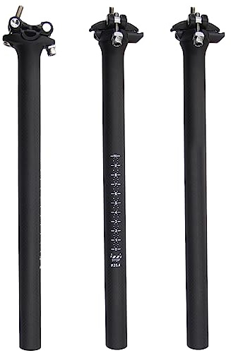RXL SL tijas Bicicleta Carretera tijas de Carbono MTB tija Carbono Carretera Cierre tija de Carbono tija+sillin+27.2 tijas 27.2 3K Mate 350mm tija de Carbono Bici tijas tija sillin