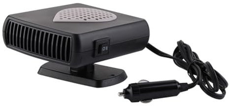 Rordigo 12V Car Fan Heater, 500W Car Defroster for Windscreen, Hot and Cold Car Fan with Lighter Socket, Easy Installation and Easy Operation