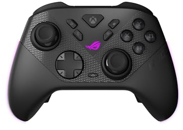 ASUS ROG Raikiri II Xbox Wireless Gaming Controller – 2.4GHz/BT/3.5mm, TMR Joysticks, Anti-Slip Grip, Travel Case, up to 50H Battery, Web-based Config – for Xbox Series X|S, ROG Ally, PC