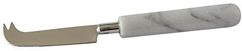 Couteau à fromage COLTELLO FORMAGGIO Marmo Bianco italien en marbre blanc classique fabriqué en Italie
