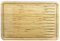 Premium Organic Bamboo Wooden Carving and Chopping Board by Harcas. Extra Large Size 44cm x 30cm x 2cm. Ideal for Carving Meat, Cutting Vegetables, Serving Tapas and Cheese