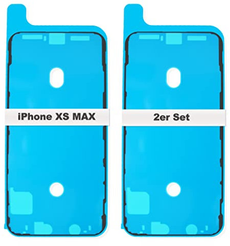 IS-TECK Lot de 2 autocollants de rechange pour iPhone XS MAX - Pour écran et boîtier