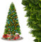FIVMEN Weihnachtsbaum Künstlich mit Beleuchtung 150 cm PVC/PE Tannenbaum Christbaum Naturgetreu mit Bunt LED und Metallhalterung Weihnachtsbäume Christmas Tree Weihnachtsdeko