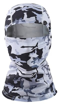 Sturmhaube Herren, Fahrradmaske Laufmaske, Sturmhaube Motorrad Sommer Camouflage Balaclava Atmungsaktive Fahrrad Laufmaske Motorradmaske Outdoorsports Sturmmütze Gesichtshaube Vollgesichtsmaske