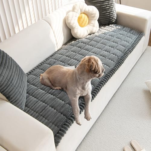 MOYORA New Thick Sofa Covers Washable - Couch Seat Cover Pet Dog Pet Bed Mat Chair Pads 3 7 Love Seater Non-Slip Slipcovers Furniture Protector for Living Room