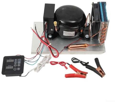 Compressori d'aria di refrigerazione, compressore d'aria del frigorifero di CC 12-24V BD25HC con il regolatore di temperatura solare