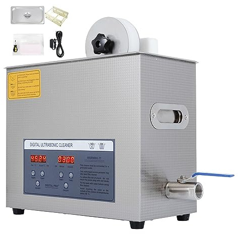 6L Ultrasonic Vinyl Record Cleaner Diskmaskin 7-12 Tums Mini Portabel Tvättmaskin I Rostfritt Stål Med Torkställning | 200W Heater Power