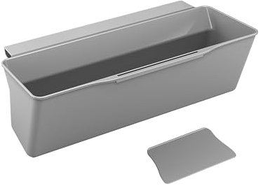 Metaltex Auffangschale für Küchenabfälle, Grau, 35x16x13 cm