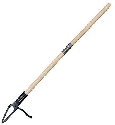 MISETA Extractor de malezas, herramienta de mano de levante, herramienta de deshierbe de jardín de mango largo herramienta de acero inoxidable y pedal de pie de alta resistencia, extractor de malezas