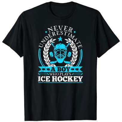Eishockeyjungen für Eishockeyspieler T-Shirt