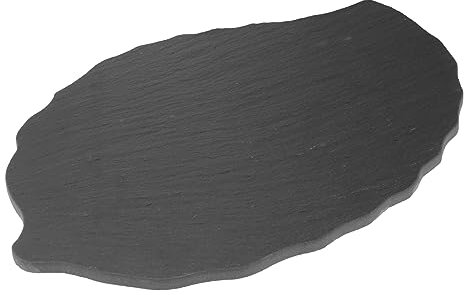 BESTonZON Placa De Roca Forma De Plato De Sushi Plato De Postre Para Servir Carnes Pescados o Postres Para Cenas Informales o